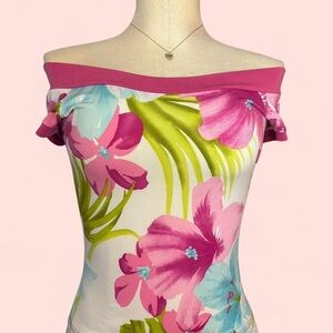 Floral Off the Shoulder Top Woman’s S/M